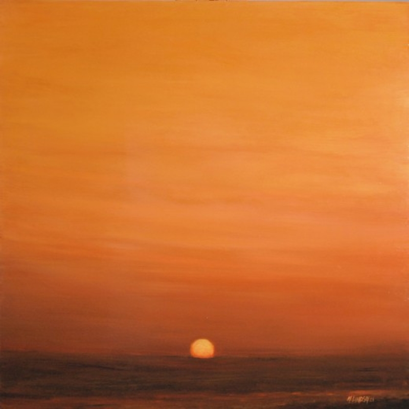 Haze, Evening sun by artist Marjorie Lindsay